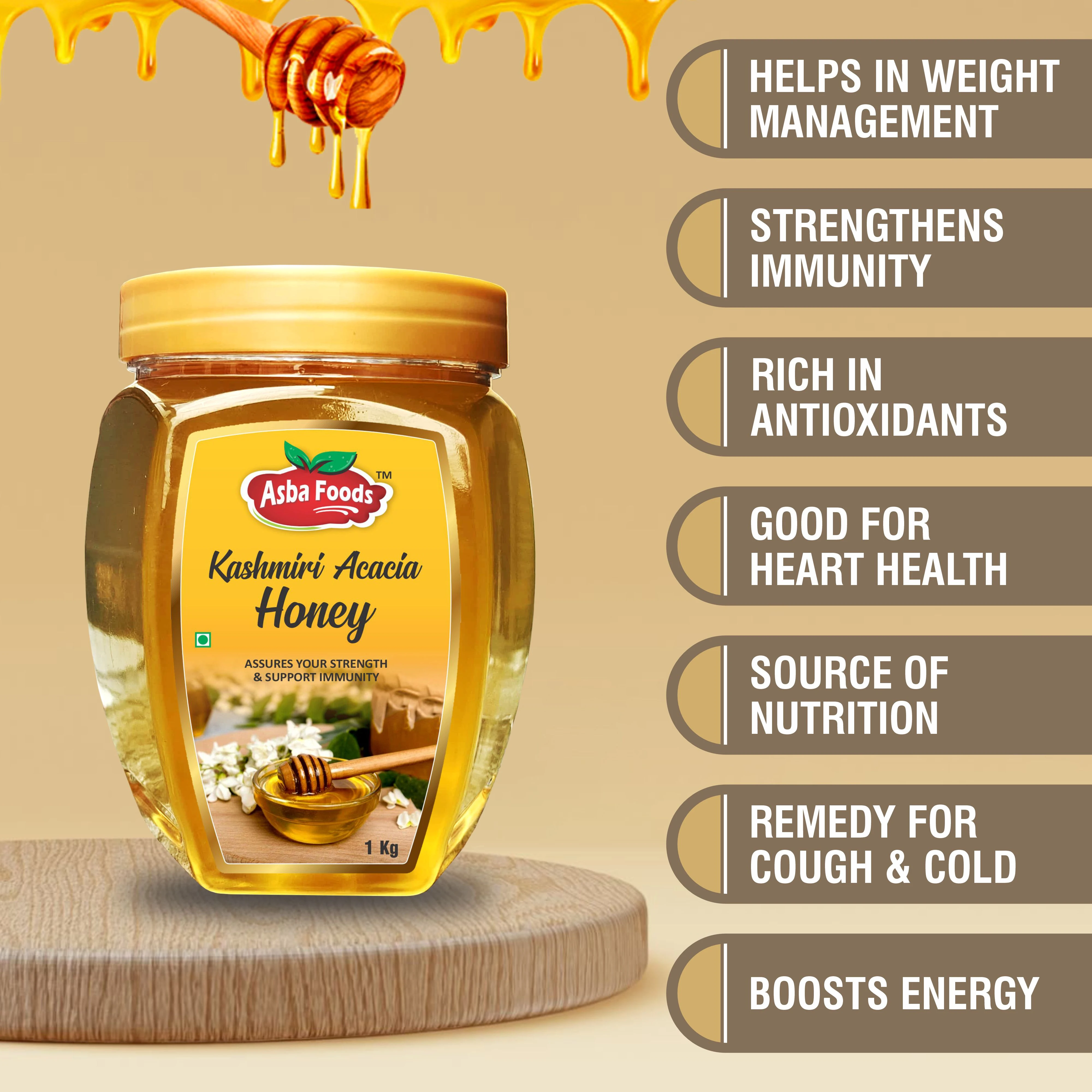 Kashmiri Acacia Honey - Image 3