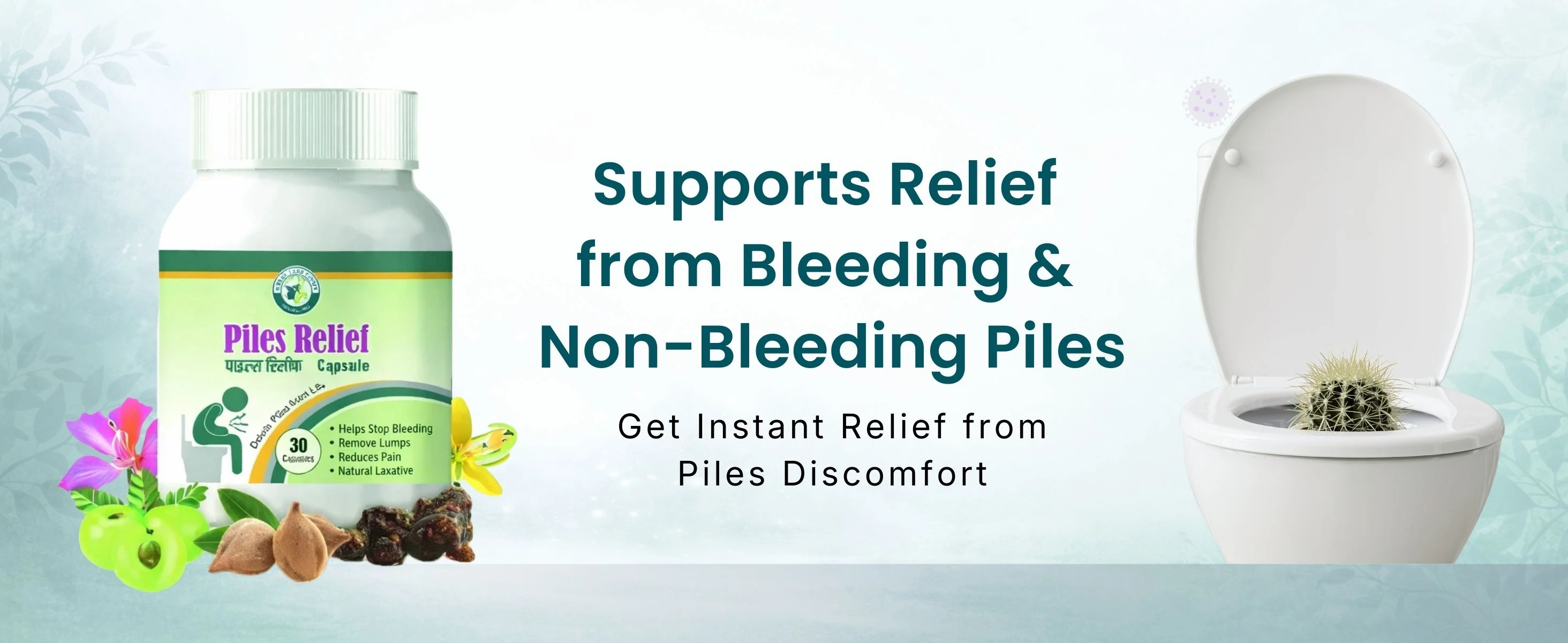 Piles Relief Capsule Banner
