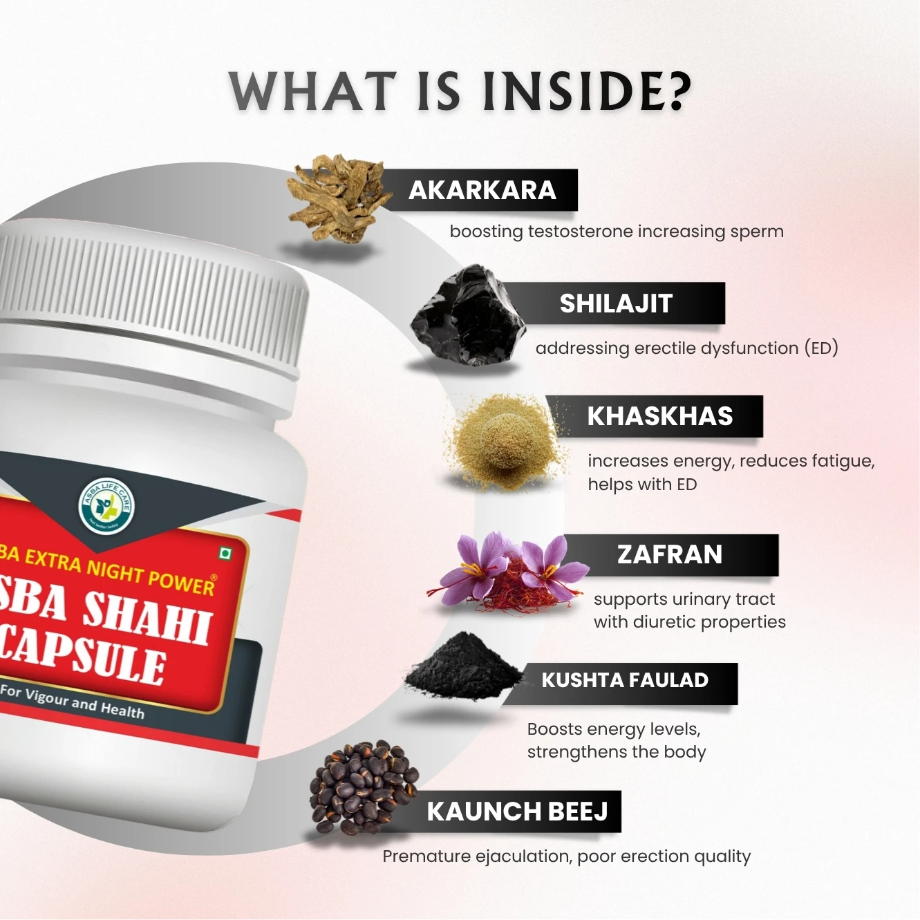 Asba Shahi Capsule - Hover