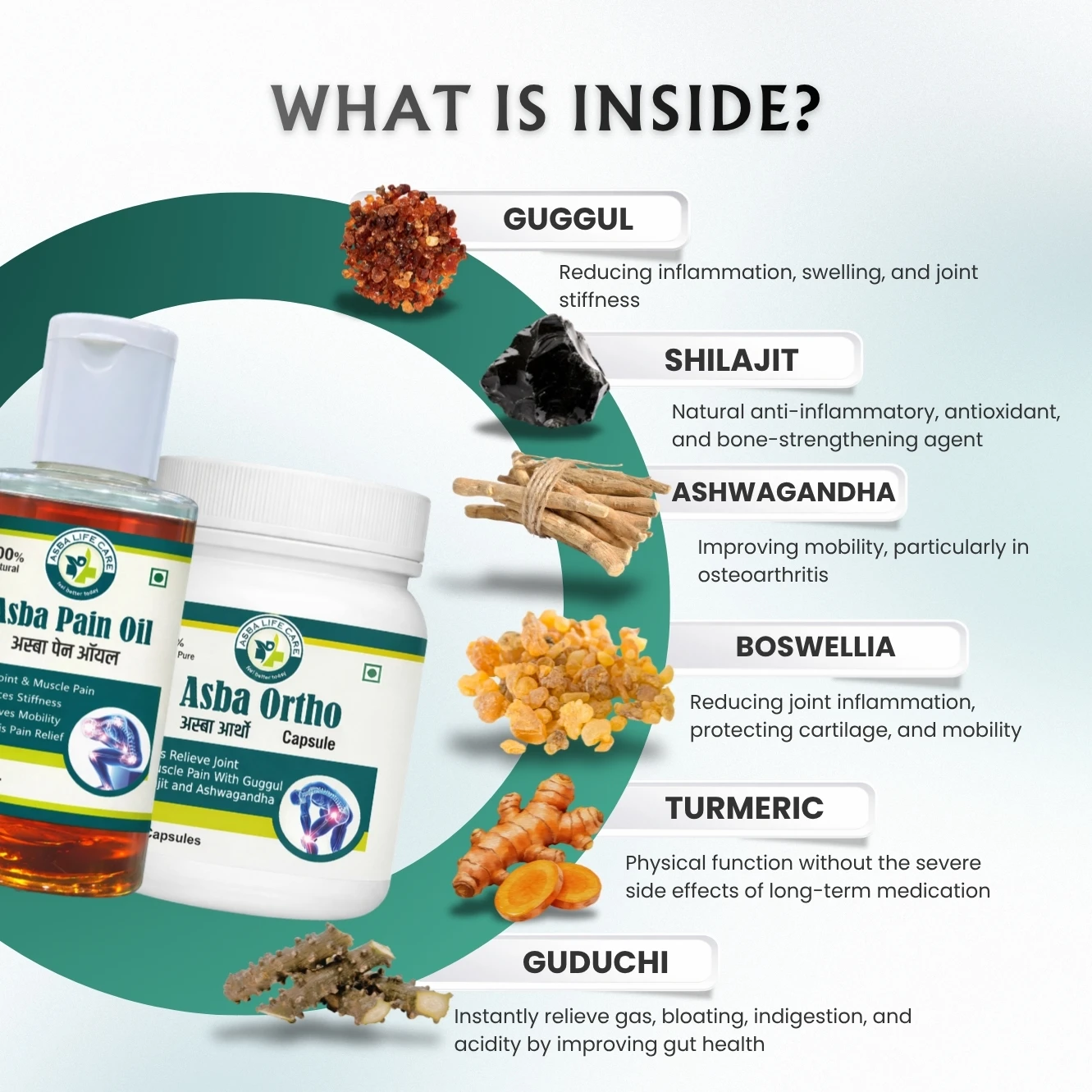 Asba Ortho Capsules & Oil