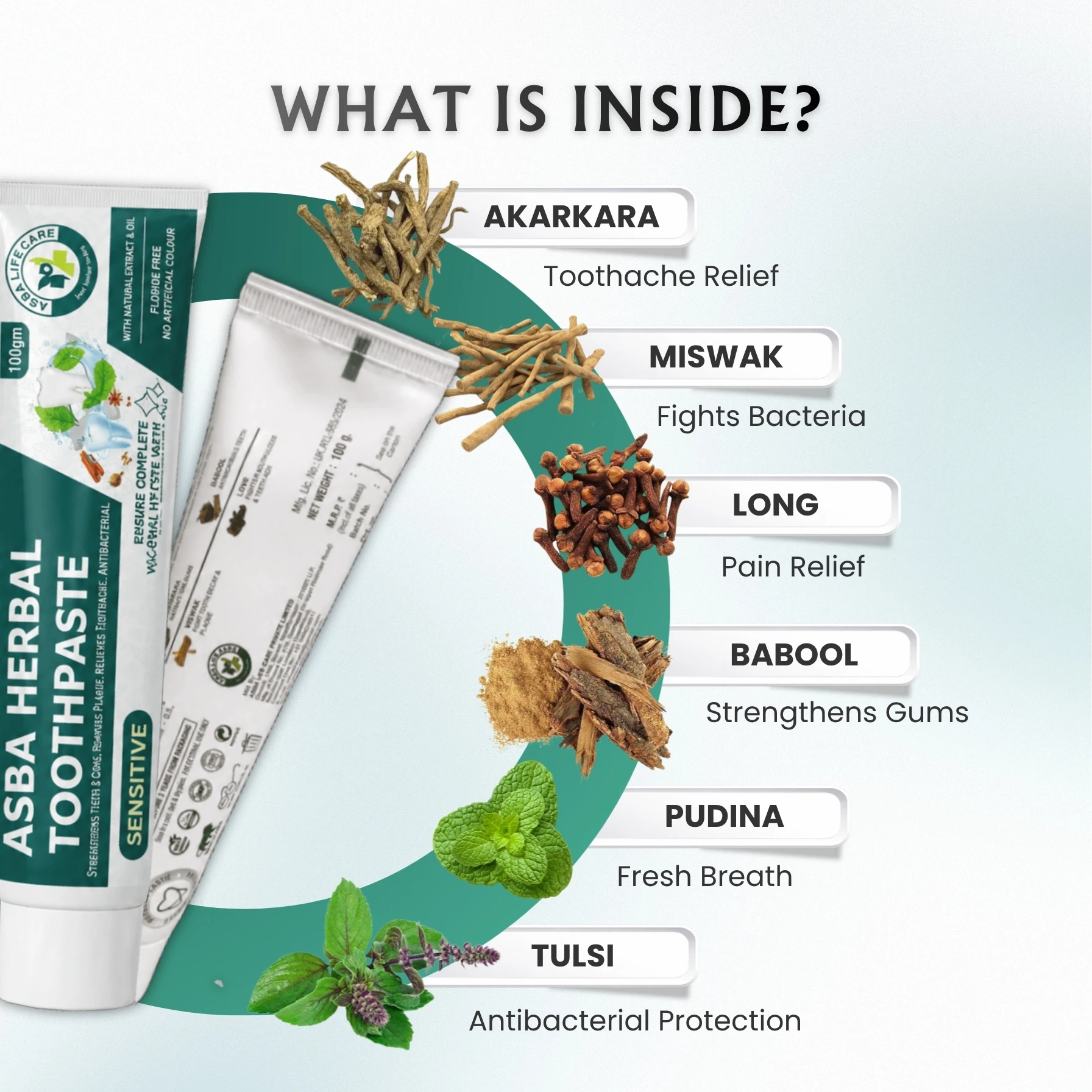 ASBA Herbal Toothpaste - Hover