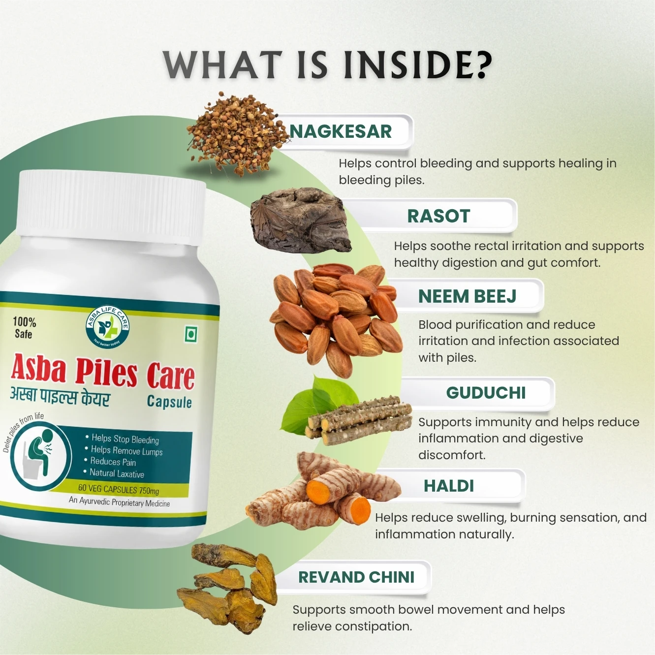 Asba Piles Care - Hover