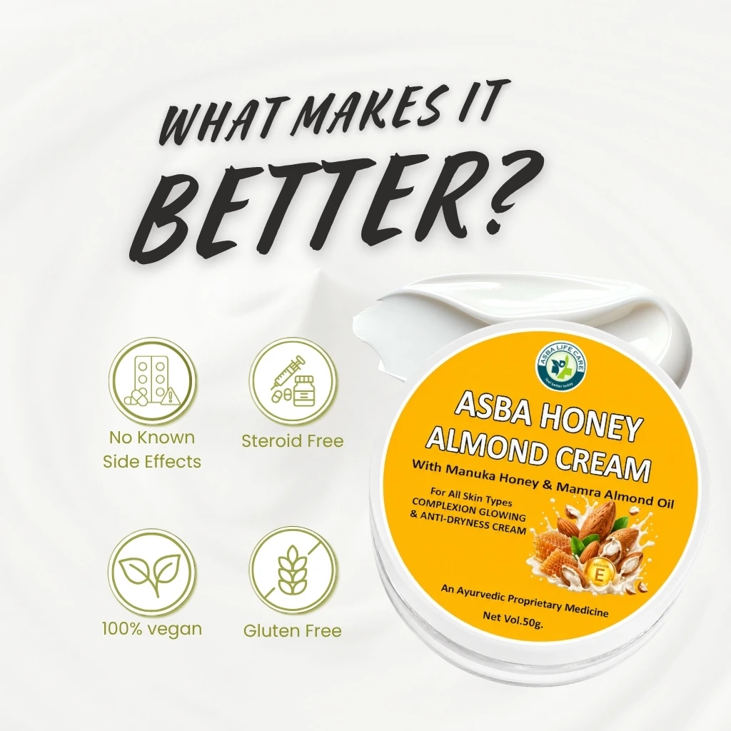 Asba Honey Almond Cream - Image 5