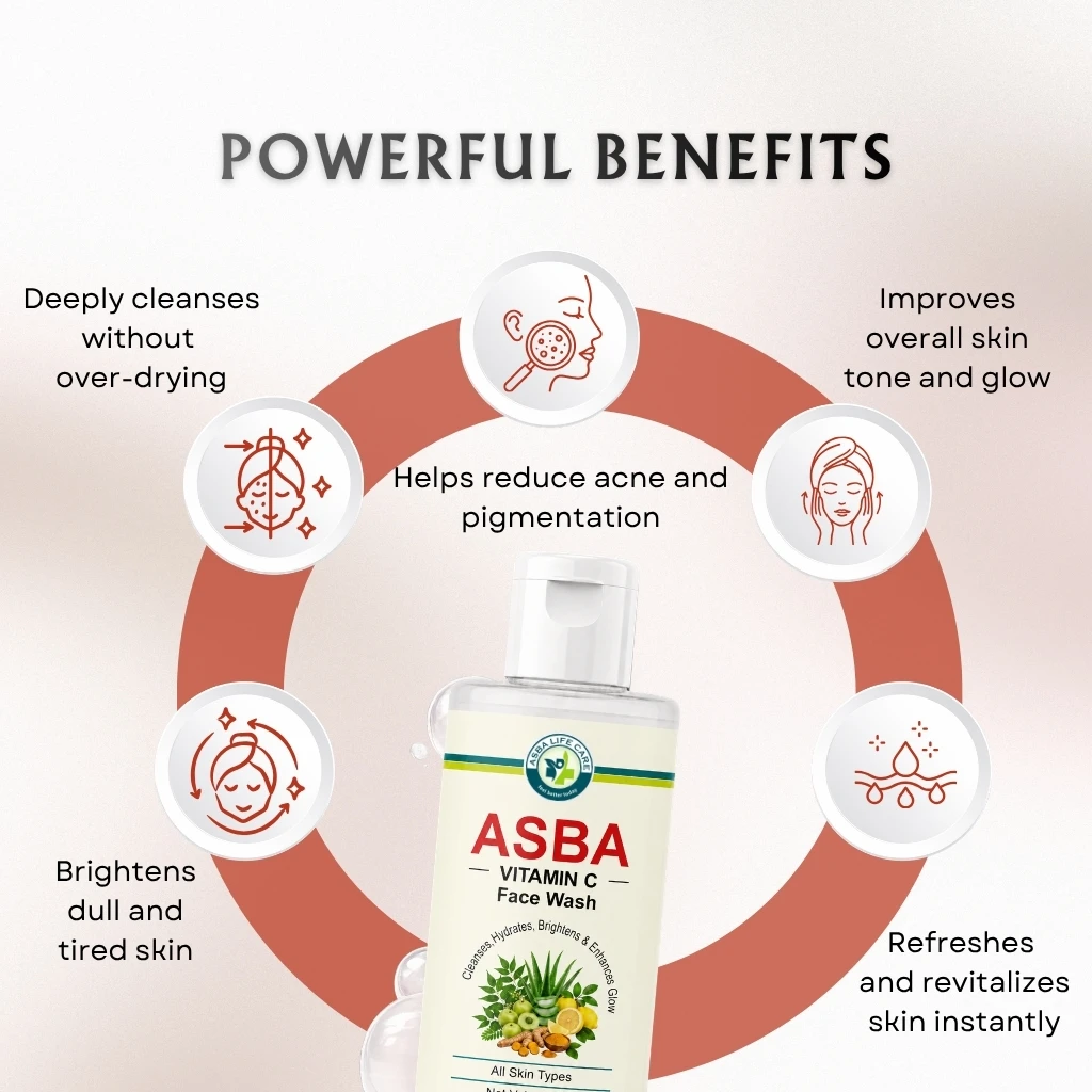 Asba Vitamin C Face Wash - Image 3