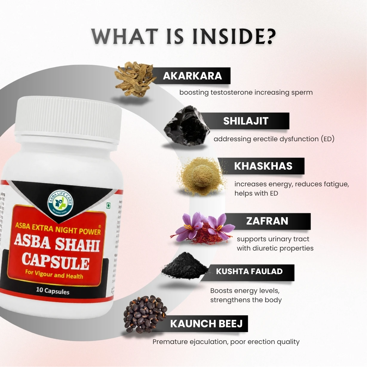 Asba Shahi Capsule - Hover