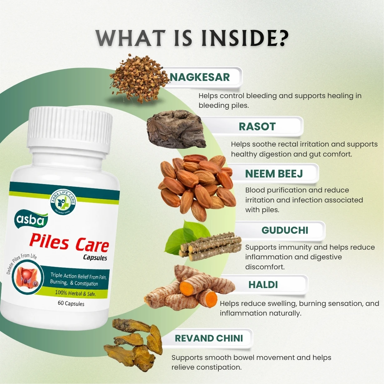 Asba Piles Care - Hover