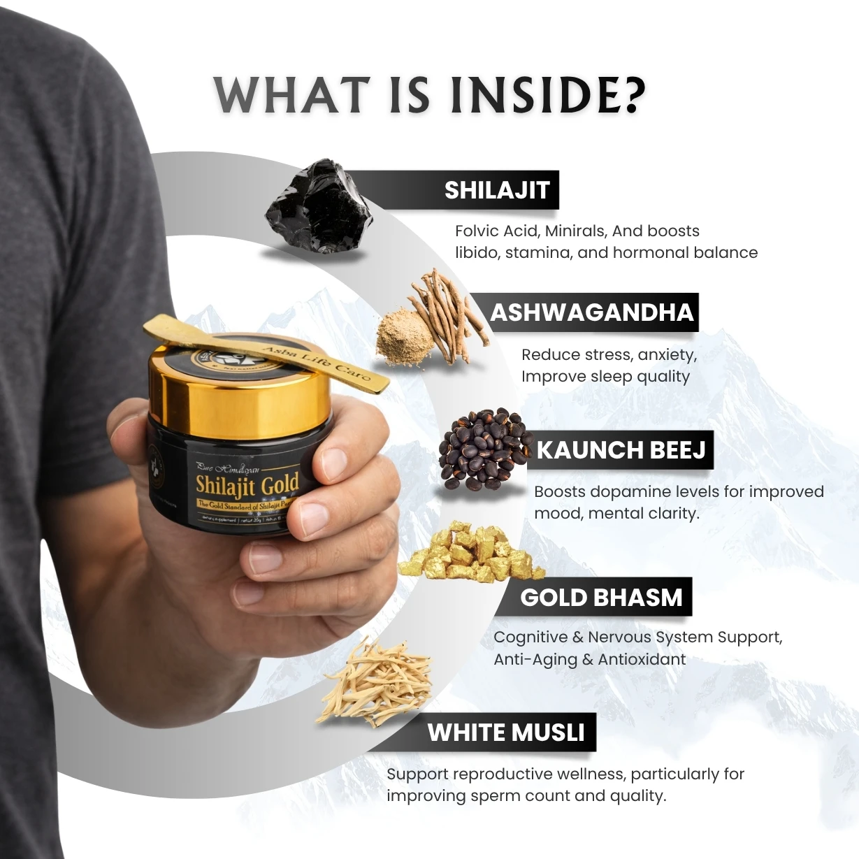 Shilajit Gold Resin - Hover