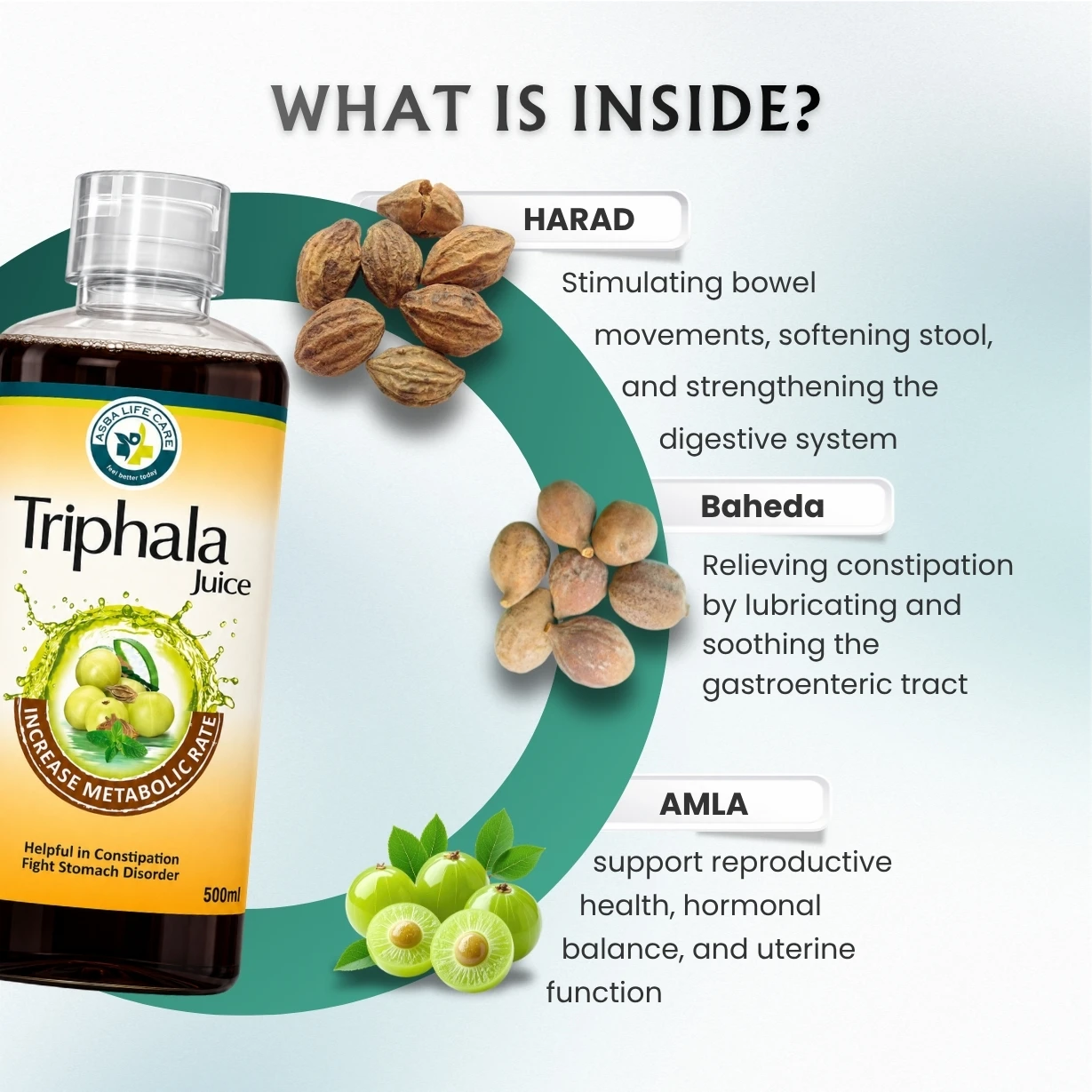 Triphala Juice 500ml - Hover
