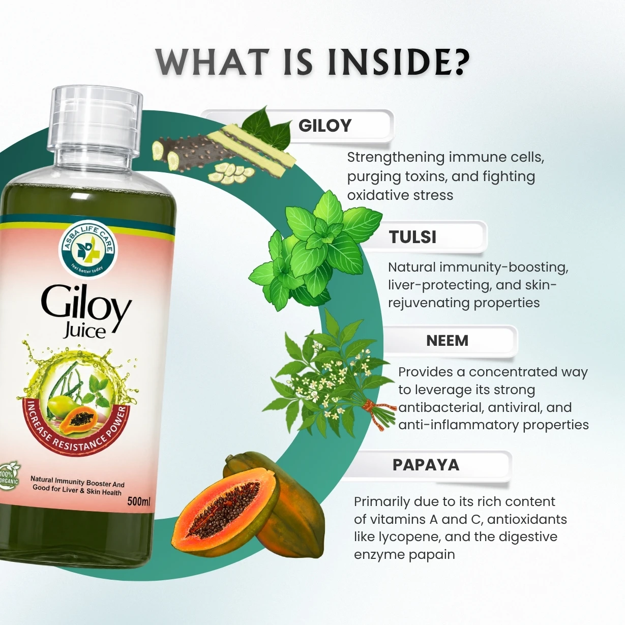 Asba Giloy Juice - Hover