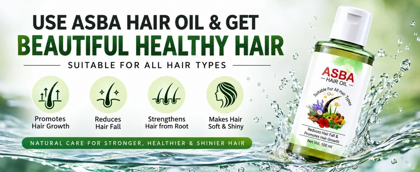 Asba Hair Oil Banner