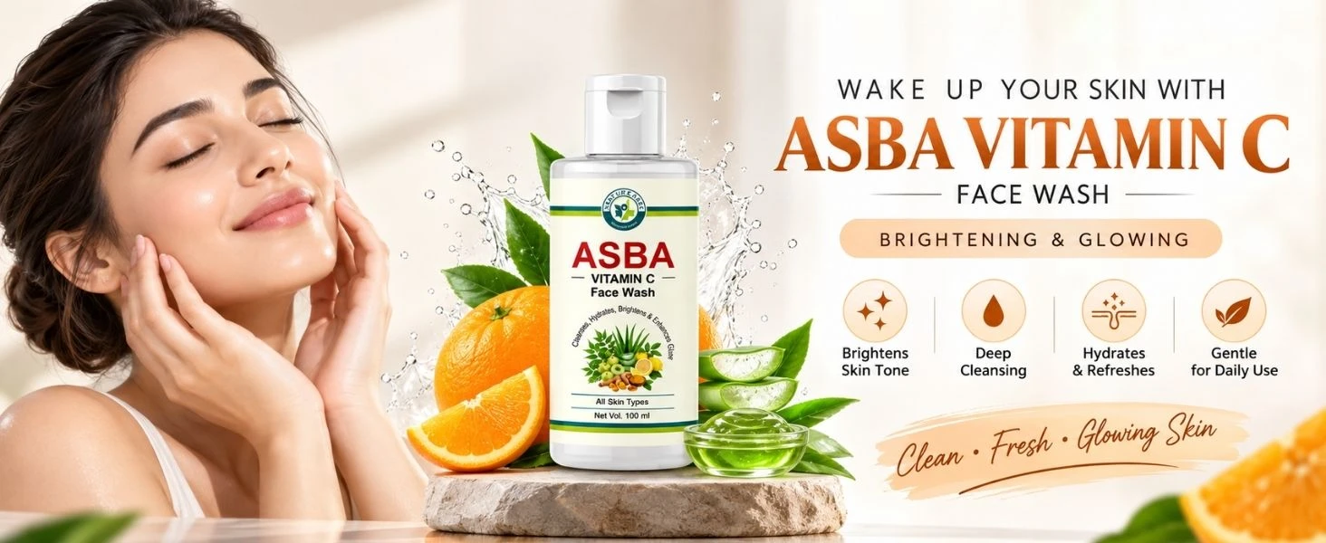Asba Vitamin C Face Wash Banner