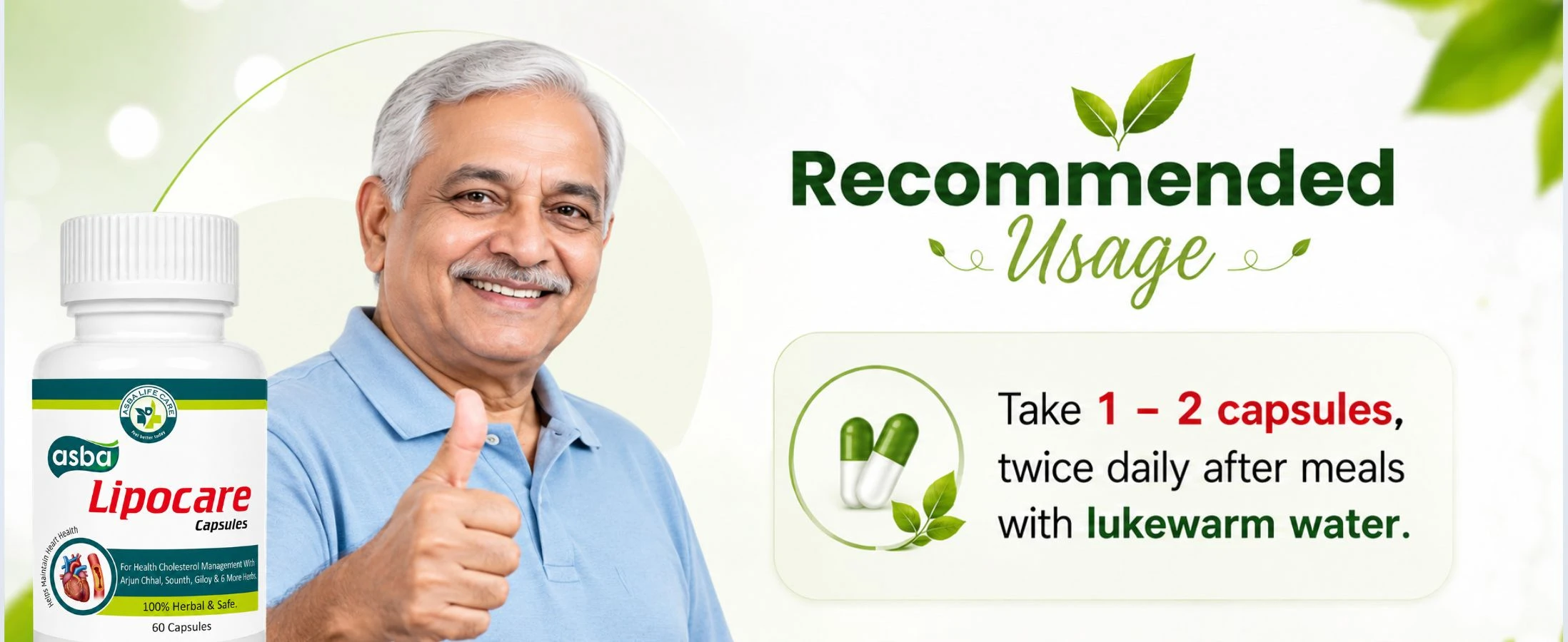 Asba Lipocare Capsule Banner