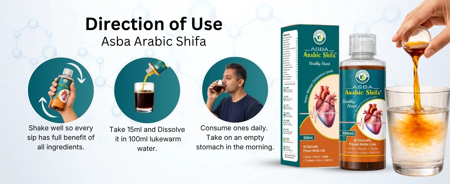 Asba Arabic Shifa Banner