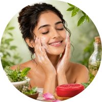 Refreshes with Natural Rose Care