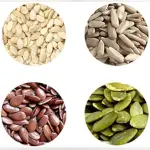 Pumpkin Seeds, Sunflower Seeds, Watermelon Seeds, Flax Seeds